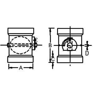 CPVC Butterfly Damper