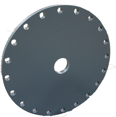 PVC Flange Blind with tap