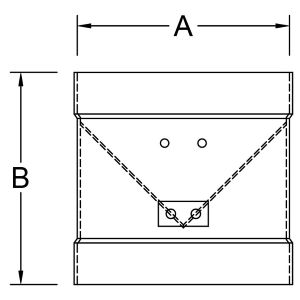 PVC Vertical Backdraft Damper